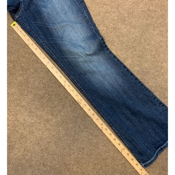 Lei Jeans Womens 15/34 Sophia Hiphugger Flare Bootcut Whisker Stretch Y2K Denim - Picture 6 of 9